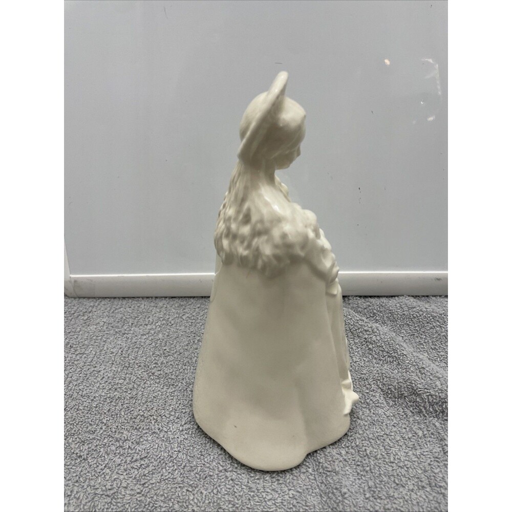 Madonna & Child Ceramic Standing Figurine Artist Signed White Glazed - Picture 2 of 11